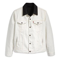 Levi's x Air Jordan Crossover reversible Casual Denim Jacket 'White Black' 56437-0004