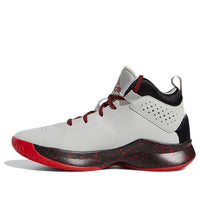 (GS) adidas Cross 'Em Up 5 J Wide 'Grey Scarlet' FW8980