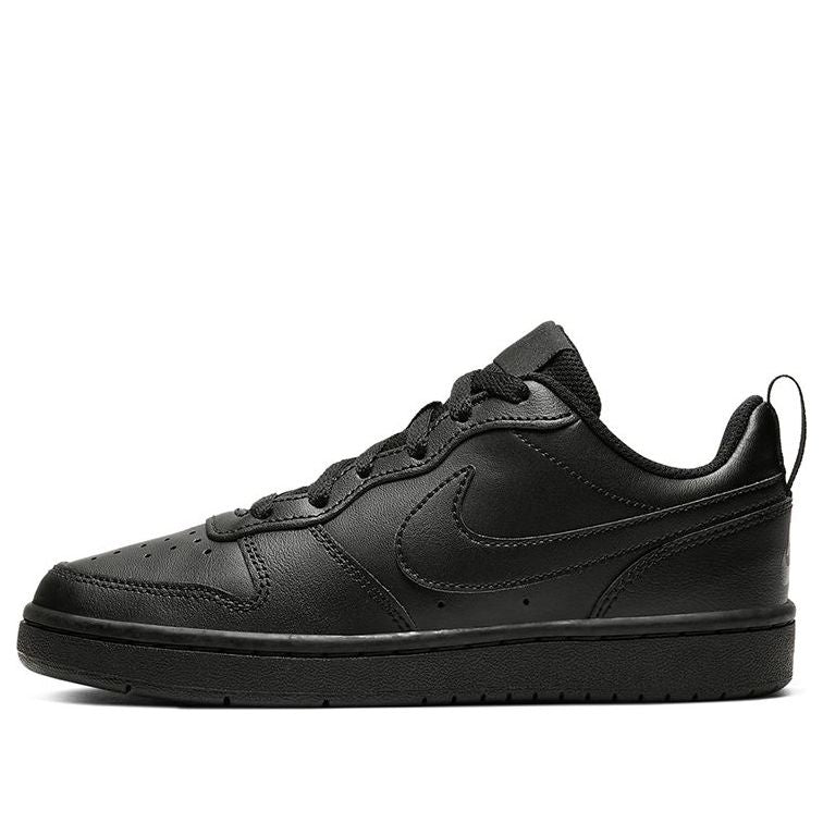 (GS) Nike Court Borough Low 2 'Triple Black' BQ5448-001