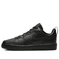 (GS) Nike Court Borough Low 2 'Triple Black' BQ5448-001