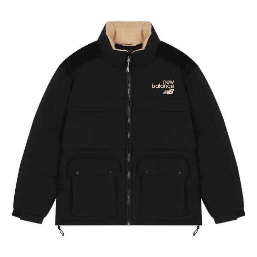 New Balance Winter Down Jacket 'Black Beige' AMJ24353-BK