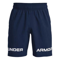 Under Armour Woven Graphic Wordmark Shorts 'Navy' 1361433-408
