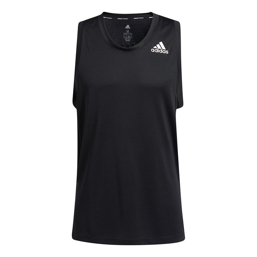 adidas Hrdy 3s Tnk Casual Sports Breathable Vest Black GP7661