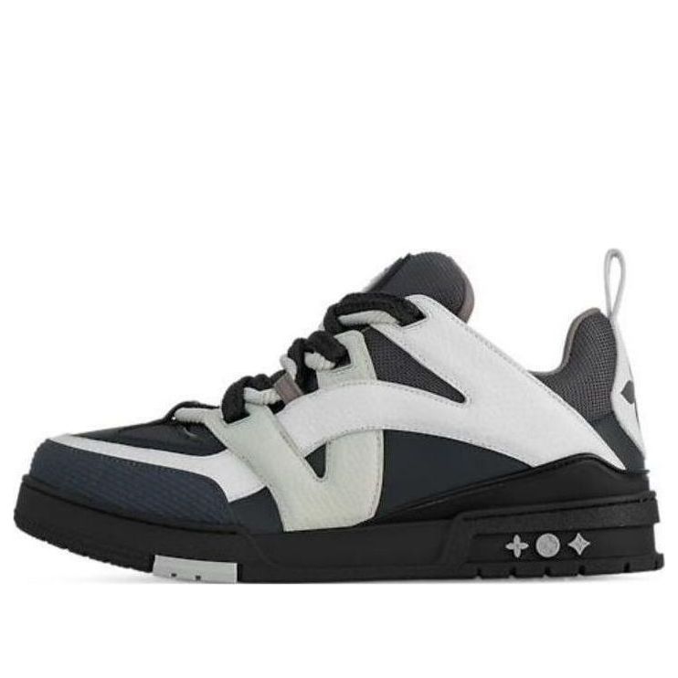 LOUIS VUITTON LV Skate Sneakers 'Black White' 1ABZ45