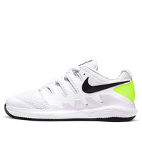 (GS) Nike ourt Jr. Vapor X White/Black/Green AR8851-101