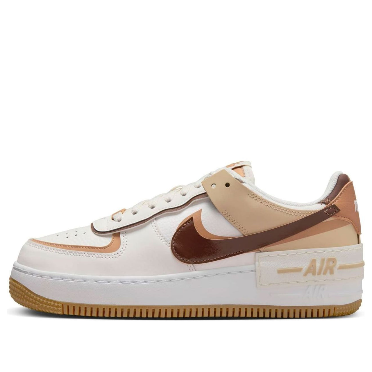 (WMNS) Nike Air Force 1 Shadow 'Sail Cacao Wow Gum' DZ1847-106