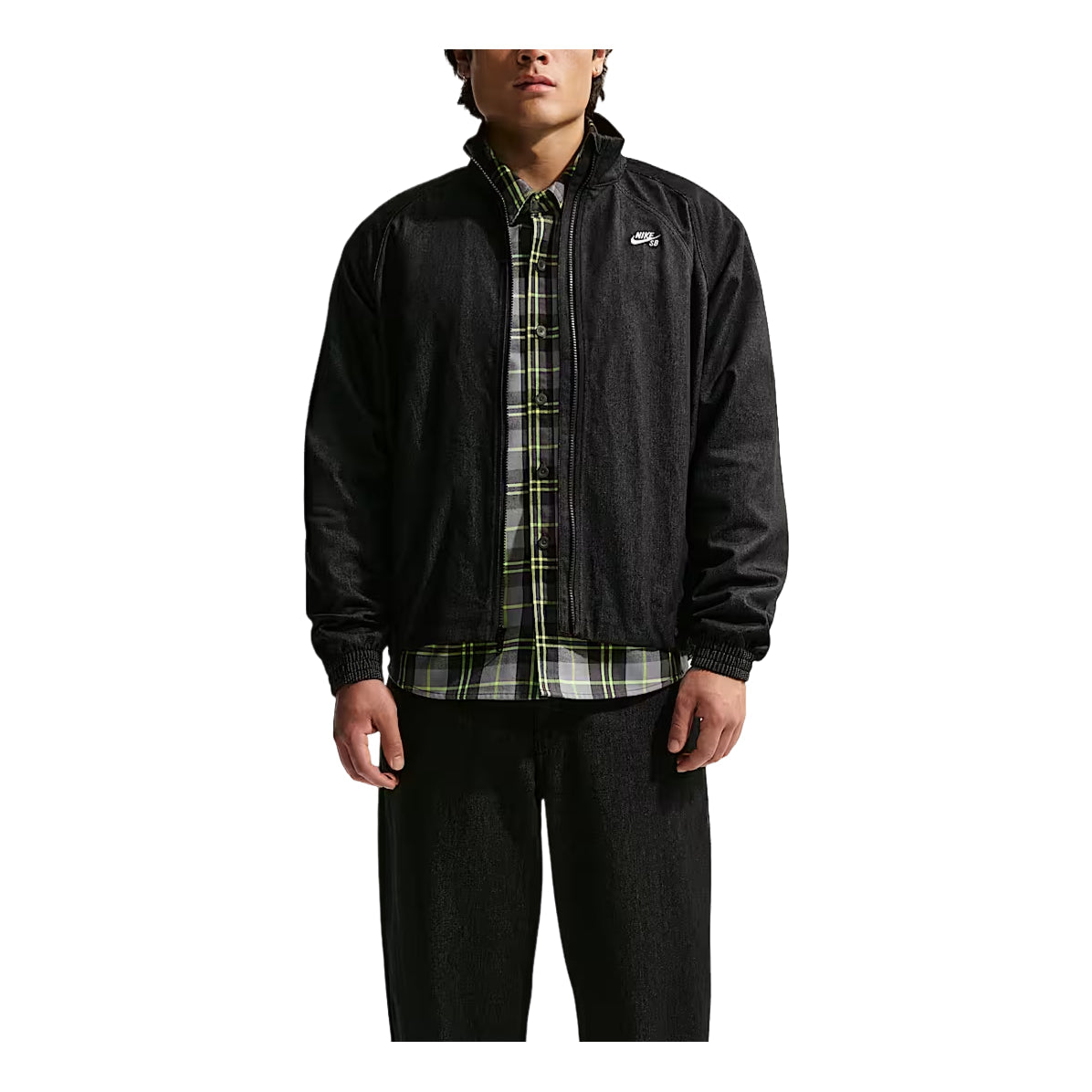 Nike SB Denim Full-Zip Track Jacket 'Black' IH1989-010