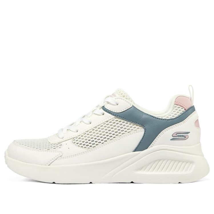 (WMNS) Skechers Bobs Shoes 'White Green' 117155-WMLT