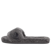 (WMNS) UGG Fluff Slide II 'Charcoal' 1129670-CHRC