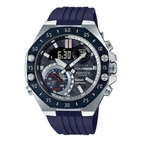 CASIO EDIFICE Limited Edition Solar Powered Sapphire Crystal Mens Blue Analog/Digital Combo ECB-10AT-1A