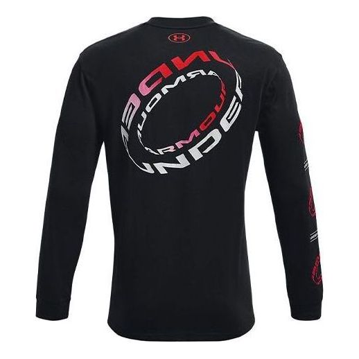 Under Armour Branded Spiral Heavyweight Long Sleeve T-shirt 'Black' 1366473-001