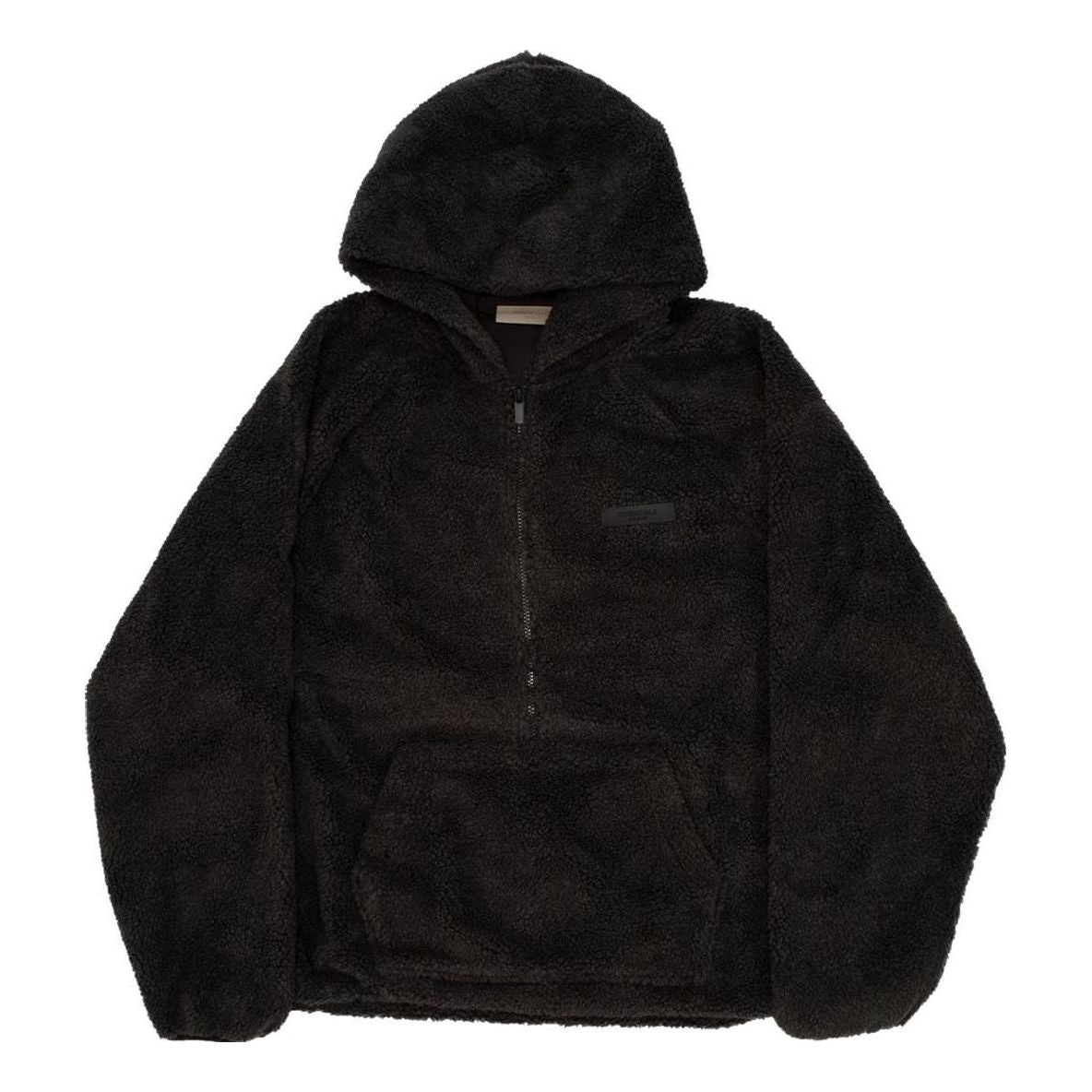 Fear of God Essentials FW23 Polar Fleece Half Zip Hoodie 'Iron' 192BT212150F