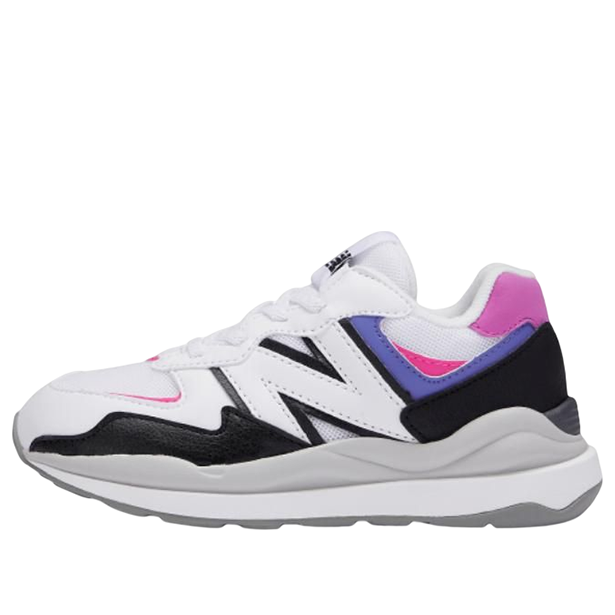 (PS) New Balance 574 Shoes 'White Black Purple Pink' PV5740RB