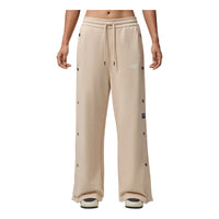 (WMNS) Jordan Flight Fleece French Terry Snap Pants 'Pearl White Sail' IM6984-272