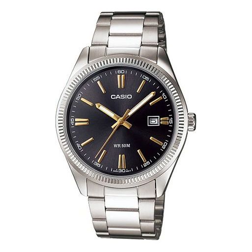 CASIO Quartz Limited Edition Unisex Mens Silver Analog MTP-1302D-1A2