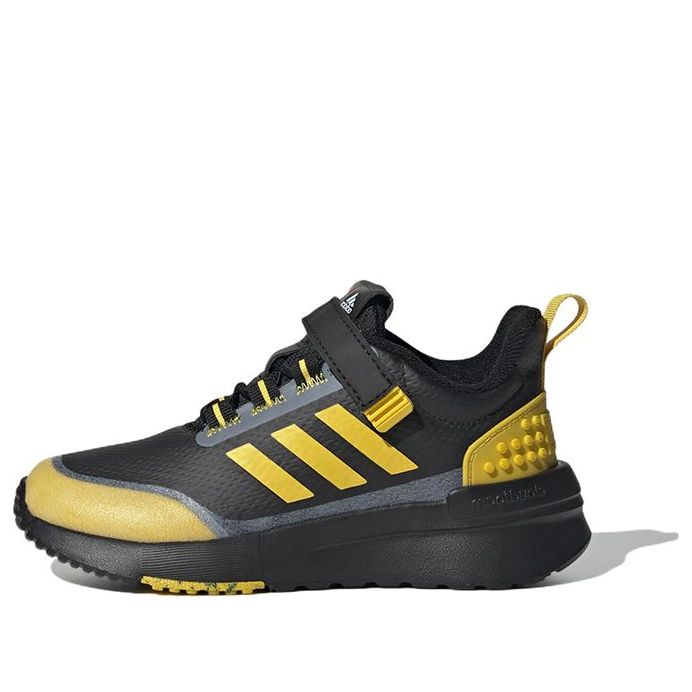 (GS) adidas LEGO x Racer TR Little Kid 'Black Equipment Yellow' GW4002