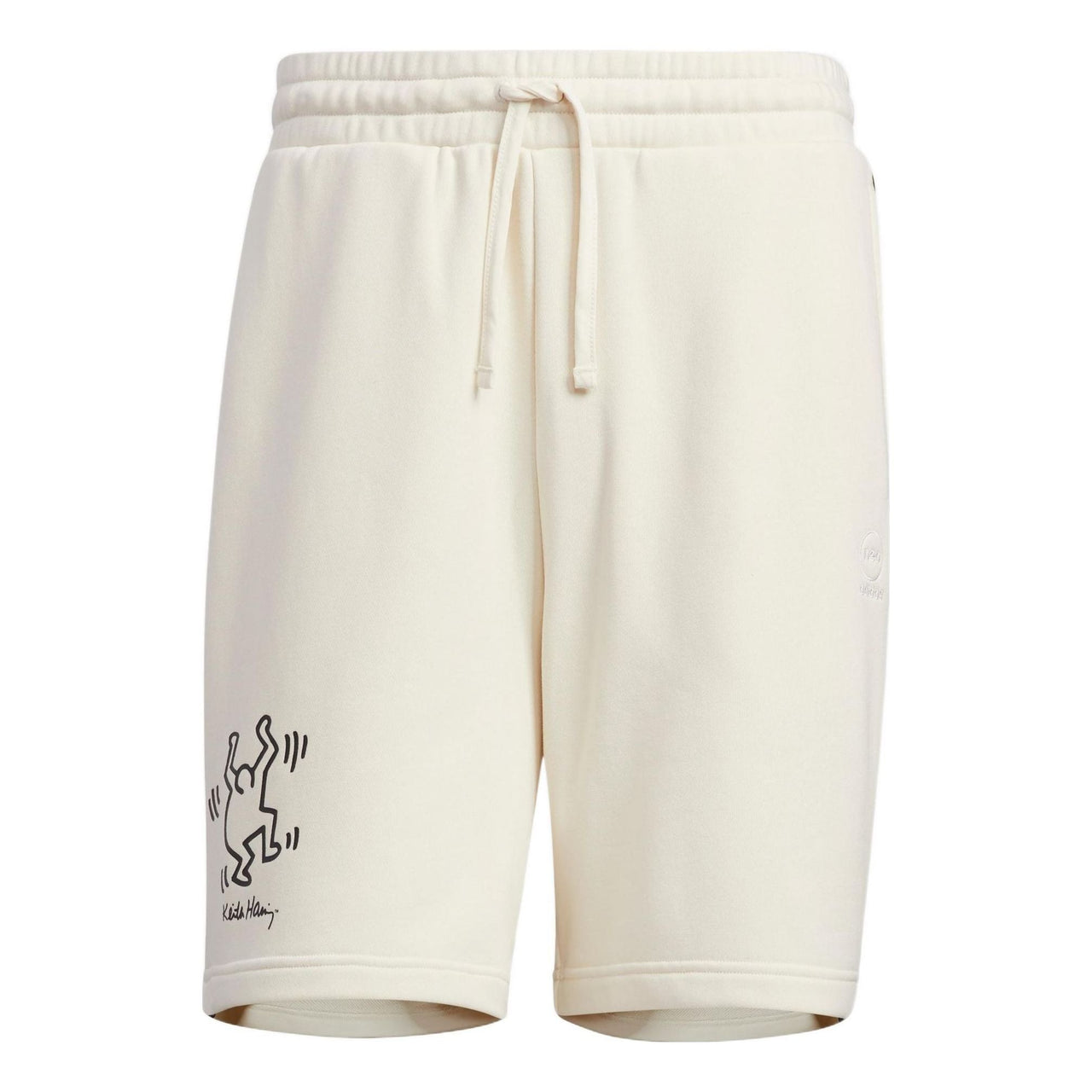 Men's adidas neo x . Crossover Cartoon Pattern Stripe Athleisure Casual Sports Shorts Beige HD7258