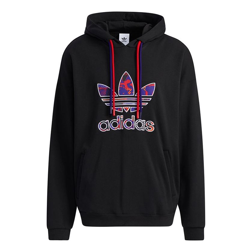 Men's adidas originals Cny 2 Logo Subject Printing Drawstring Sports Black GP1865