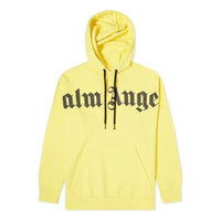 Men's PALM ANGELS Mens Yellow Gothic Logo PMBB036R206360016010