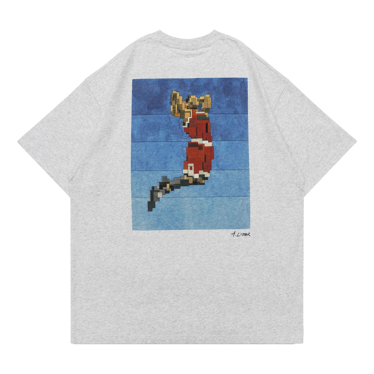 Grocery Rose Tee By Adam Lister GRO-ROSE-GREY