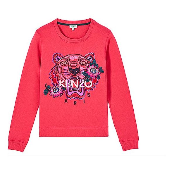 (WMNS) KENZO Tiger Head Casual Long Sleeves Hoodie Pink F962SW7124XO-27