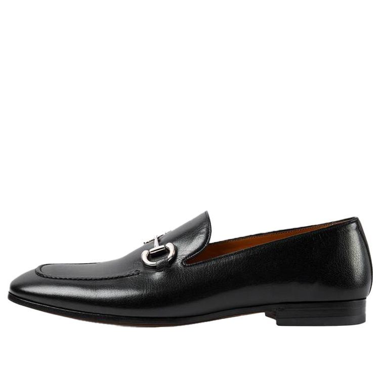 GUCCI Horsebit Loafers Shoes Black 649479-0G0V0-1000