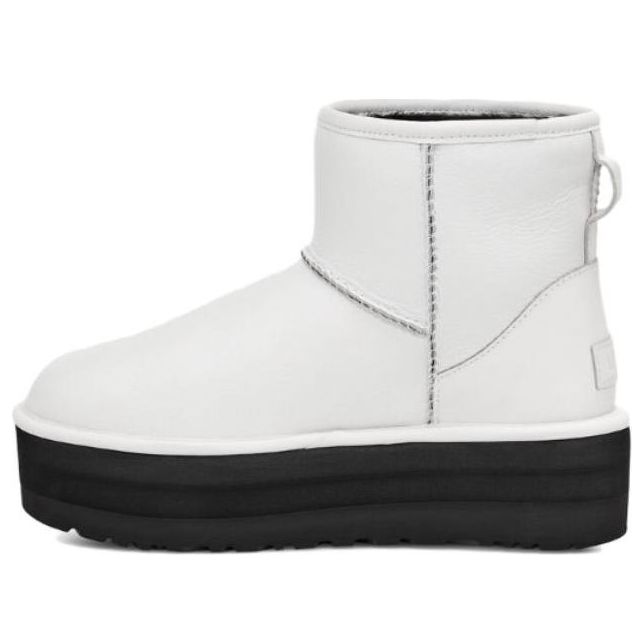 (WMNS) UGG Classic Mini Platform Matte Boot 'Ultra Matte White' 1130611-UMWH