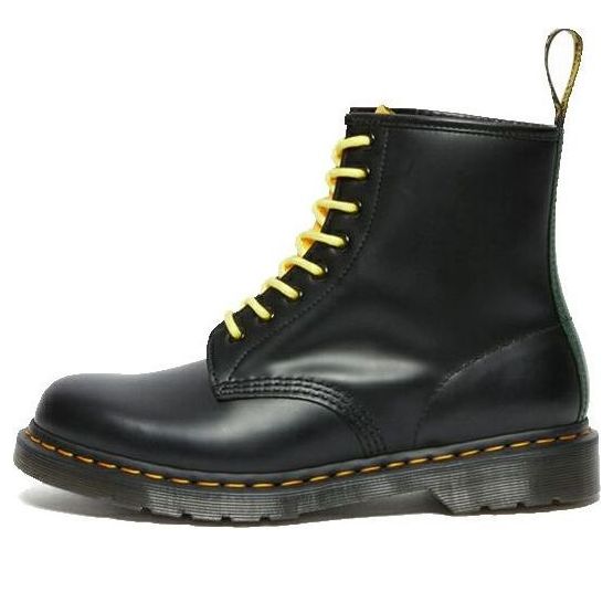 Dr. Martens 1460 Contrast Smooth Leather Lace Up Boots 'Black' 27287001