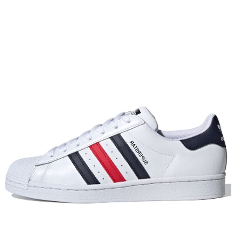 adidas Superstar 'White Scarlet' FX2328