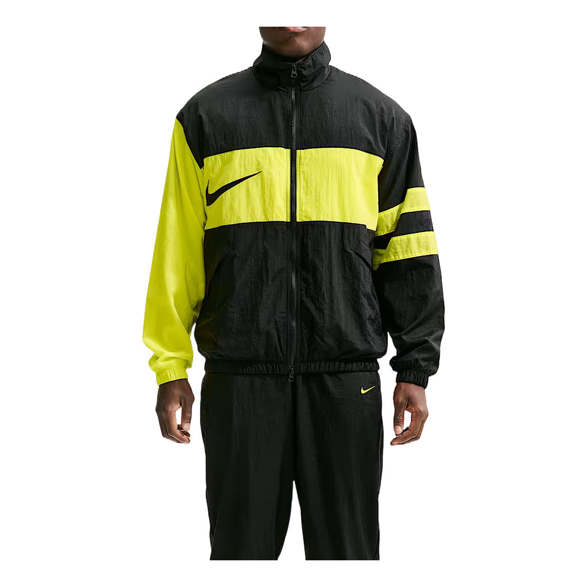 Nike i96 Repel Woven Track Jacket 'Black Lemon Venom' IM4171-011