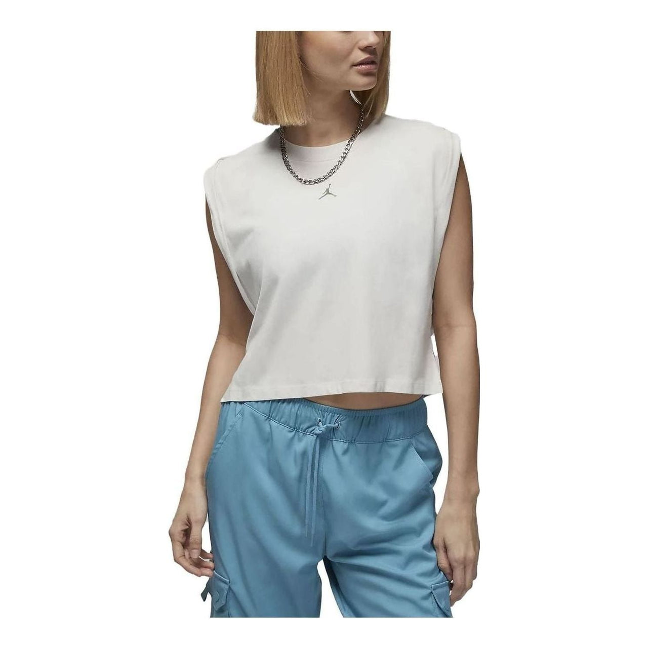 (WMNS) Air Jordan Sport Essentials Tank 'White' DQ4395-030