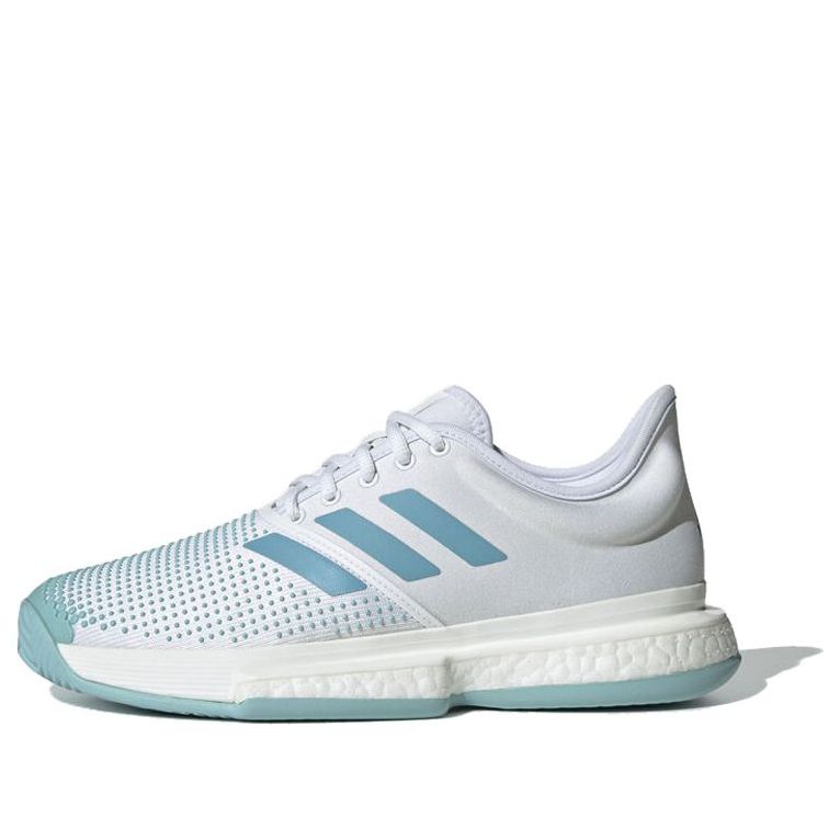 (WMNS) adidas Parley x SoleCourt Boost 'White Blue' G26301