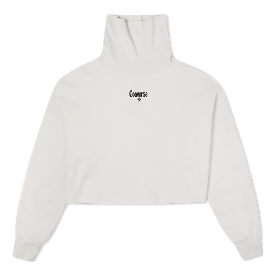(WMNS) HIGH NECK MOCK Crew White CREAM 10022736-A03