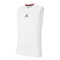 Air Jordan Quick-dry Basketball Training Sports Vest Male White CU1025-100