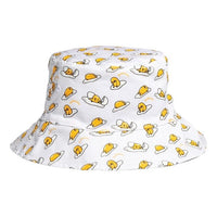 adidas neo X Yellow Crossover Full Print Logo Cotton Fisherman's hat Unisex White GM0137