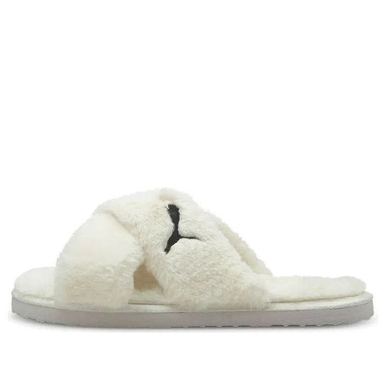 (WMNS) PUMA Fluff X Strap Slide 'Whisper White' 384936-02