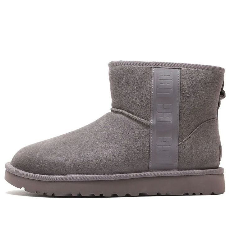 (WMNS) UGG Mini Side Logo 'Grey' 1122558-SHA