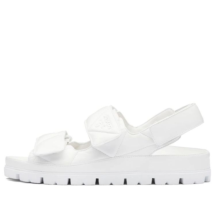 (WMNS) PRADA Padded Nappa Leather Sandals 'White' 1X721M_038_F0009_F_020