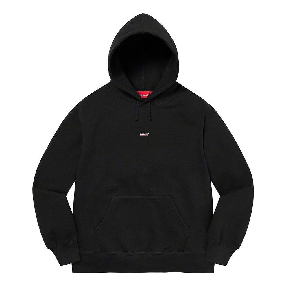 Supreme Underline Hooded Sweatshirt 'Black White' SUP-FW22-225