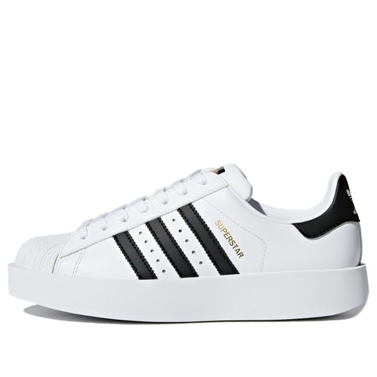 (WMNS) adidas Superstar Bold Platform 'White Black' BA7666