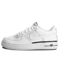 (GS) Nike Air Force 1 07 'أبيض وأسود' 596728-103