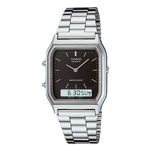 CASIO Couple Waterproof Mens Black Analog/Digital Combo AQ-230A-1D
