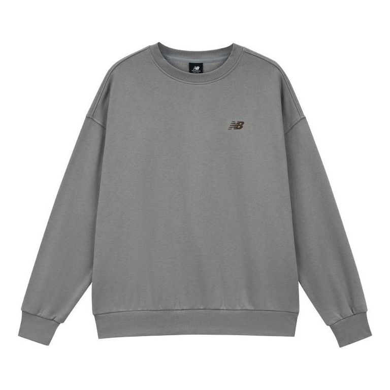 New Balance Casual Pullover Sweatshirt 'Grey' AMT33344-TAG