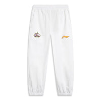 Li-Ning CBA All Star Graphic Joggers Pants 'White' AYKT603-2