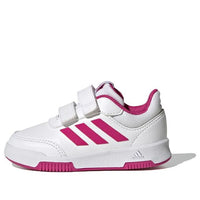 (TD) adidas Tensaur Hook and Loop 'White Team Real Magenta' GW6468