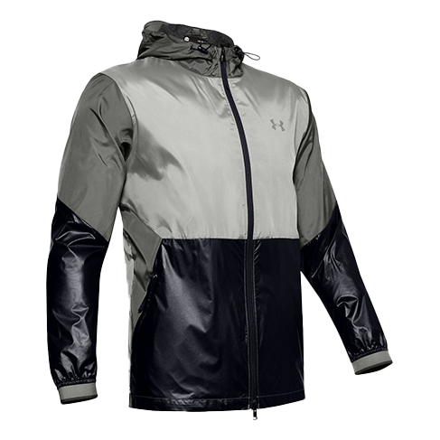 Men's Under Armour Recover Training Sports Jacket Green 1353370-388