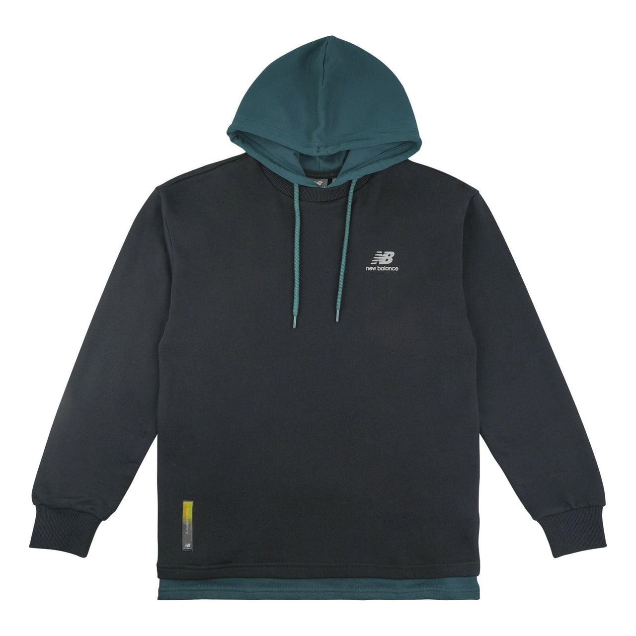 New Balance Splicing Hooded Knit Pullover Casual Sports Black NCA33031-BK