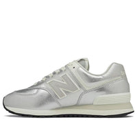 (WMNS) New Balance 574 v2 Sneakers Silver/White WL574PR2