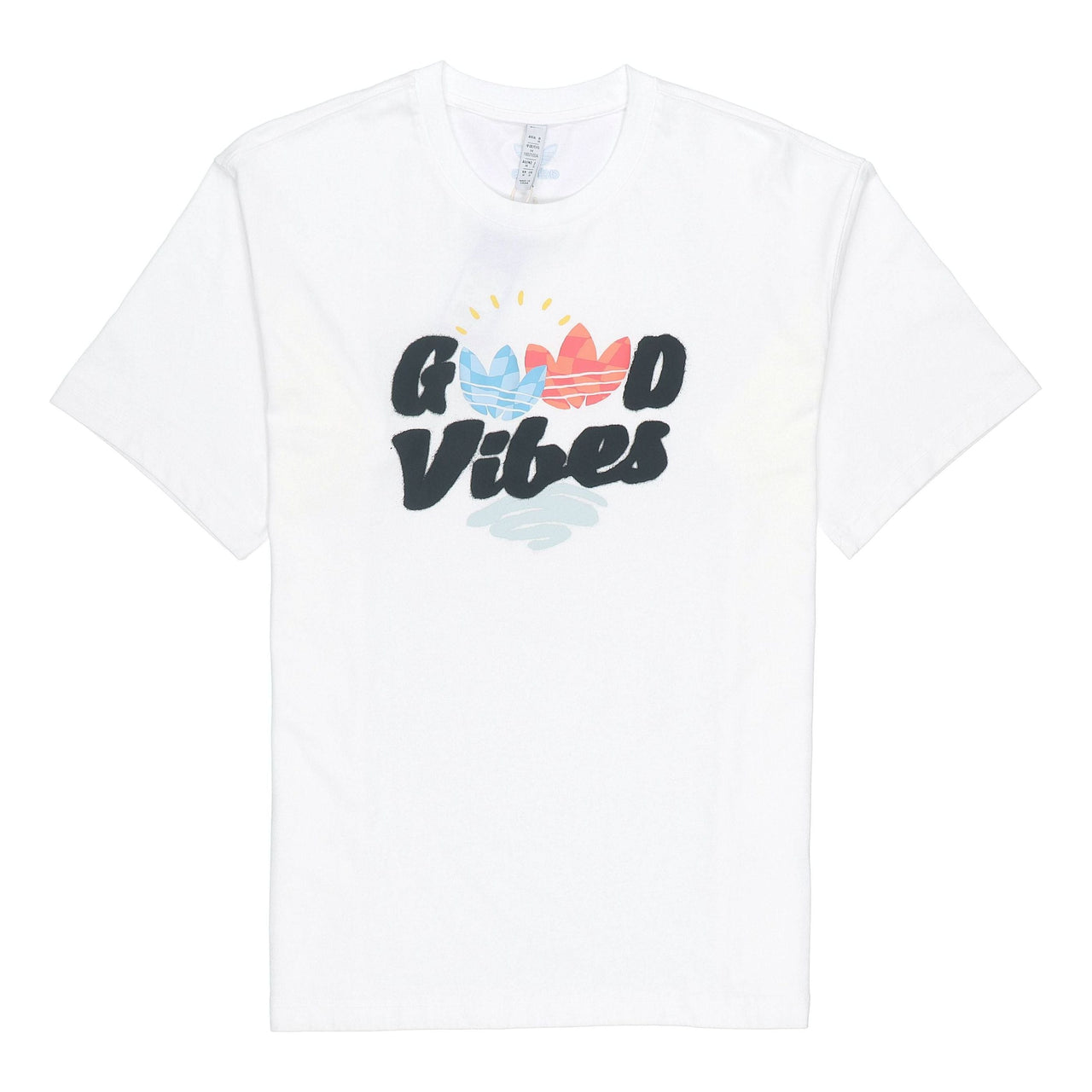 adidas originals SS22 Y2K Tee 1 Alphabet Logo Casual Sports Short Sleeve Unisex White HM7998