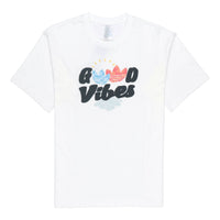 adidas originals SS22 Y2K Tee 1 Alphabet Logo Casual Sports Short Sleeve Unisex White HM7998